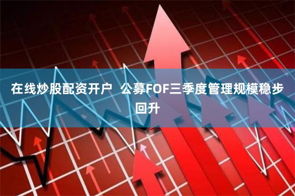 在线炒股配资开户  公募FOF三季度管理规模稳步回升